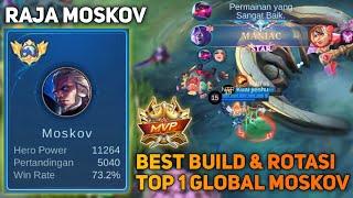 WINRATE MOSKOV 73.2%‼️TOP 1 GLOBAL MOSKOV‼️BEST BUILD & EMBLEM MOSKOV TERSAKIT 2023‼️BY Mad'ss‼️