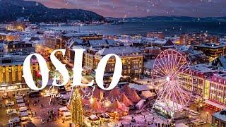 Oslo Christmas 2024 - Magical Jul i Vinterland in 4K HDR | Winter Wonderland Walk