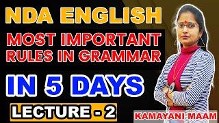 NDA English Grammar In 5 Days | NDA English Preparation 2023 | NDA English Preparation Strategy 2023