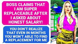 Boss Claims I Am Replaceable After He Refused To Pay Me My Honest Salary! You Forgot Who I Am r/EP