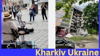 Busking in Kharkiv Ukraine - under constant threat