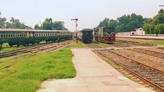 Shunting Pakistan Express Coaches In Faisalabad Railway Station | Pakrail branch line