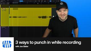 3 Ways to Punch In While Recording in Studio One Pro | PreSonus