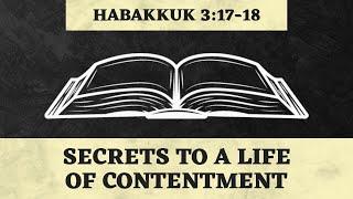 "THE SECRETS TO A LIFE OF CONTENTMENT"