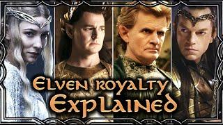 The Elven Royal Family - How is EVERYONE related? | Middle-earth Lore Video