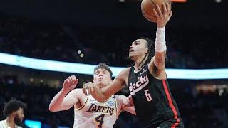 Los Angeles Lakers vs Portland Trail Blazers - Full Game Highlights | April 13, 2025 NBA Season