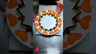 Salad decoration ideas | easy and beautiful salad decoration pt 8 #shorts #salad #decoration