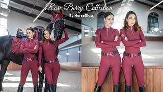 Equestrian Horse Riding Outfit in Rose Berry #equestrianoutfit  #dressage #pferd #chevalpassion