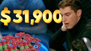 DRUNK Poker Player LOSES $31,900 In 2 MINUTES!