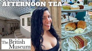 BEST AFTERNOON TEA IN LONDON British Museum edition - sandwiches, scones, cakes & ancient artefacts!