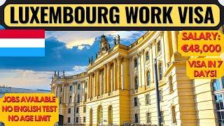 Luxembourg Country Work Visa | Luxembourg Jobs | Europe | Moving to Europe | Dream Canada