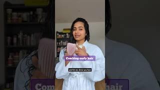 Combing Curly Hair | How to comb your Curly Hair | Curly Hair Routine | Wavy Hair for Beginners