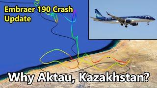 Update on Azerbaijan E190 Air Crash | Did Russian ATC forced flight to divert to Aktau, Kazahstan?