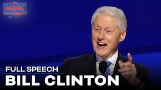 FULL SPEECH: Bill Clinton tells DNC there is 'clear choice' in election