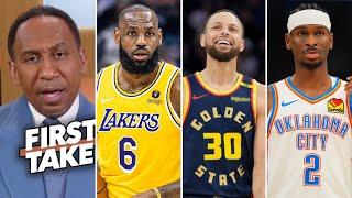 FIRST TAKE | Don't sleep on Warriors - Stephen A. heated Perk says Lakers are 2nd-best team in West