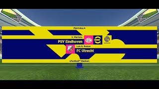 PSV Eindhoven vs FC Utrecht || Eredivisie || eFootball 2024