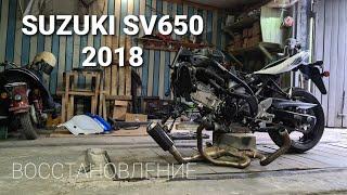 Восстановление Suzuki sv650A. Часть 1/3