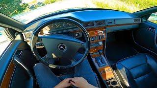1991 Mercedes Benz W124 300E 4Matic - review - pov test drive