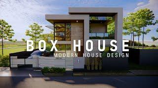 NEW HOUSE DESIGN | 3 BEDROOM MODERN HOUSE (8x8m) | 10x13m Lot | Q Architect House Design