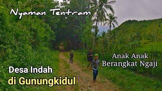 Desa Indah di Kelilingi Rimbunnya Hutan dan Perbukitan Gunungkidul Yogyakarta
