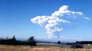 Footage of the 1980 Mount St. Helens Eruption