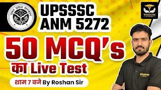 UPSSSC ANM KEYPOINTS CLASSES | सिलेबस पर आधारित | Post - 5272 | BY Roshan Sir | Wisdom ANM Classes