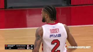 FC Bayern Munich - Olympiacos Piraeus 88-98: Tyler Dorsey (25 points on 4/4 3PT)