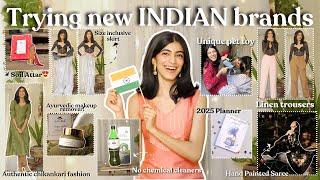 Why NO ONE  is talking about these Desi Brands in India? | Trying New Desi Brands | Radhika Jagtap