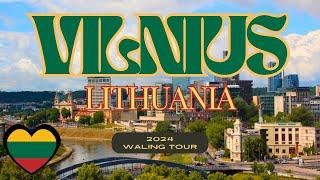  Vilnius Walking Tour (4K) | Explore Lithuania's Charming Capital | 42-Minute City Highlights