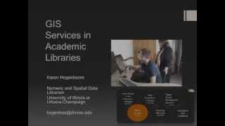 GIS Services in Academic Libraries