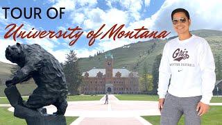 Campus tour of the University of Montana