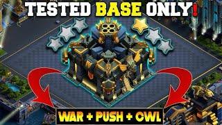 LEGEND & WAR BEST TH17 BASE WITH LINK | TH17 ANTI 2 STAR NEW BASE LINK - CLASH OF CLANS BASE LINK !