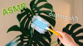 ASMR dusting a variety of objects/surfaces in my home. NO TALKING. #asmr #asmrcleaning #asmrdusting