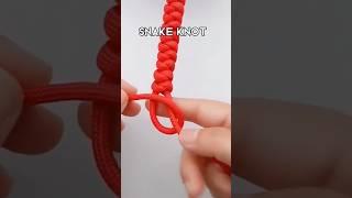 how to make a "Mad Max Snake Knot" paracord bracelet # shorts #youtubeshorts #friendshipbracelet