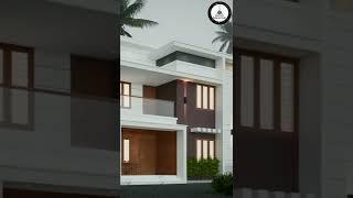 3D Modern House Design Beautiful Home Exterior