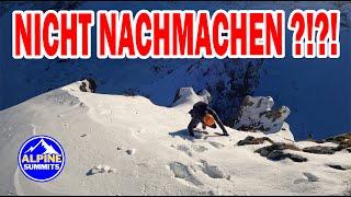 Kleinkaiser Winterbesteigung | NICHT NACHMACHEN ??? Äußerst Anspruchsvoll #bergsteigen