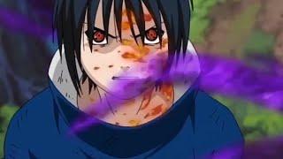 Sasuke shows the power of his Sharingan eyes before Sakura after Naruto is defeated! / Naruto Kai 7