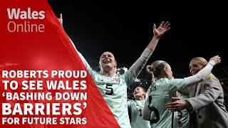 Rhiannon Roberts proud to see Wales ‘bashing down barriers’ for future stars