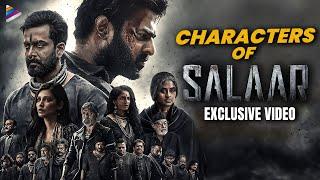 Salaar Movie Character Details | Must Watch Video | Prabhas | Prashanth Neel | Prithviraj | Shruthi
