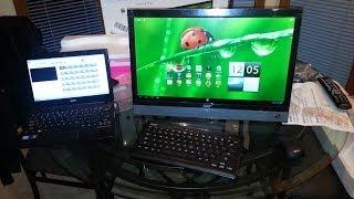 Acer Media ALL In One 21.5 Inch Screen  Unboxing