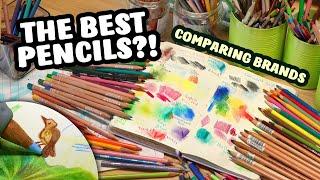 Which Colored Pencil is the BEST? // Prismacolor, Polychromos, Holbein, & more!