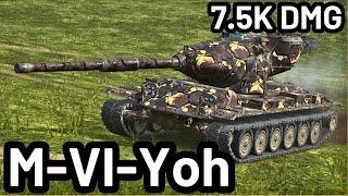 M-VI-Yoh | 7.5K DAMAGE | 3 KILLS | WOT Blitz Pro Replays