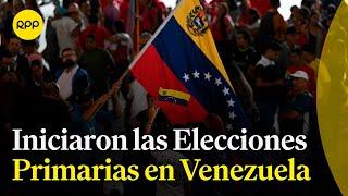 Hoy se realizan las Elecciones Primarias en Venezuela