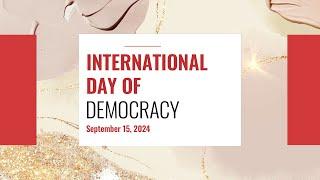 International Day of Democracy | September 15, 2024 #theceopunjab #internationaldayofdemocracy