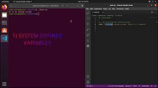 Shell Scripting Tutorial for Beginners 2 - using Variables and Comments