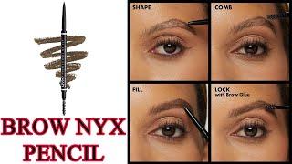 Shape Your Brows With Our Micro Brow NYX Pencil || Beauty Coins