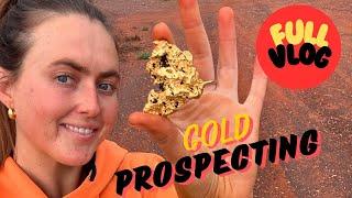 GOLD PROSPECTING | GOLD FINDING | FULL VLOG | TYLER MAHONEY | METAL DETECTOR |