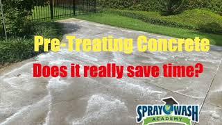 Pressure Washing Driveways: Should I pretreat?