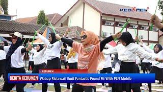 Funtastic Pound Fit With PLN Mobile Digelar di Halaman Pendopo Kabumian