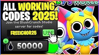 *NEW* ALL WORKING CODES FOR DANDY'S WORLD IN 2025! ROBLOX DANDY'S WORLD CODES